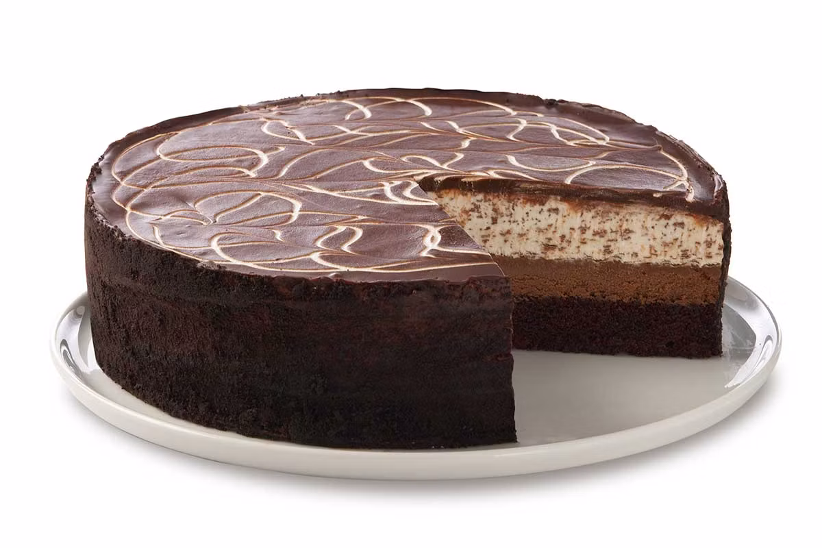 10-Inch Chocolate Tuxedo Cream Cheesecake - The Cheesecake Factory Menu Prices 2026